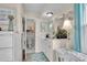 Clean bathroom, with double vanity and walk-in shower at 745 Kellstadt Nw St, Port Charlotte, FL 33952