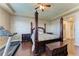 Guest bedroom with wood floors and a large window at 87 Vivante Blvd # 403, Punta Gorda, FL 33950