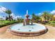 Large, ornate fountain in a community setting at 87 Vivante Blvd # 403, Punta Gorda, FL 33950