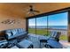 Spacious lanai with comfortable seating and stunning ocean views at 87 Vivante Blvd # 403, Punta Gorda, FL 33950