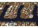 Aerial view showing home's location on a tranquil canal at 951 Santa Brigida Ct, Punta Gorda, FL 33950