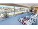 Relaxing screened porch overlooking the water with seating for enjoying the view at 951 Santa Brigida Ct, Punta Gorda, FL 33950