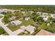 Aerial view showcasing the house and surrounding area at 13039 Ridgely Cir, Port Charlotte, FL 33981