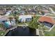 Bird's-eye view of the property, showcasing canal access at 1511 Casey Key Dr, Punta Gorda, FL 33950