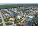 Canal front property view from above at 1511 Casey Key Dr, Punta Gorda, FL 33950