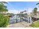 Private dock offering waterfront access at 1511 Casey Key Dr, Punta Gorda, FL 33950