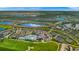 Aerial view of community amenities and golf course at 15960 Grassland Ln # 2722, Punta Gorda, FL 33982