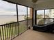 Spacious lanai with water and community views at 1601 Park Beach Cir # 136/18, Punta Gorda, FL 33950