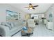 Living room with open floor plan at 25225 Rampart Blvd # 1701, Punta Gorda, FL 33983