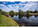 Peaceful canal view from the backyard of the property at 3448 Middletown St, Port Charlotte, FL 33952