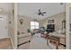 Spacious living room featuring neutral tones and a cozy atmosphere at 420 Chamber Nw St, Port Charlotte, FL 33948