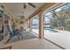 Relaxing screened patio overlooking the sparkling pool at 420 Chamber Nw St, Port Charlotte, FL 33948