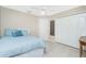 Cozy bedroom with double bed and ample closet space at 4522 Mckay St, North Port, FL 34286