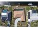 Property overview: single-story home with pool and circular driveway at 625 Via Tunis, Punta Gorda, FL 33950