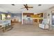 Spacious living room with water view and light flooring at 625 Via Tunis, Punta Gorda, FL 33950