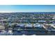 Wide aerial showcasing the property's waterfront position and surrounding neighborhood at 66 Ocean Dr, Punta Gorda, FL 33950