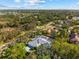 Home with solar panels and pool, aerial view at 7563 Albert Tillinghast Dr, Sarasota, FL 34240