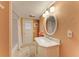 Bathroom with a shower/tub combo and vanity at 820 Via Tunis, Punta Gorda, FL 33950