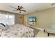 Main bedroom with pool view and sliding door access at 820 Via Tunis, Punta Gorda, FL 33950