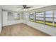 Bright bonus room with wood-look floors and ample natural light at 1219 Ansin St, Punta Gorda, FL 33950