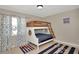 bedroom with a built-in bunk bed at 125 Severin Se Rd, Port Charlotte, FL 33952