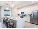 Spacious kitchen with an island and stainless steel appliances at 14138 Poppy Field Loop # 4122, Punta Gorda, FL 33955