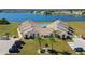 Aerial view of lakefront community with parking at 1415 San Cristobal Ave # A4, Punta Gorda, FL 33983