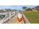 Private dock with kayak, providing convenient waterfront access at 1435 Sea Fan Dr, Punta Gorda, FL 33950