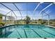 Relaxing screened pool perfect for lounging at 1717 Nuremberg Blvd, Punta Gorda, FL 33983