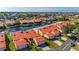 Aerial view of community, highlighting the home's location near water at 1780 Deborah Dr # 15, Punta Gorda, FL 33950