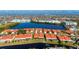Aerial view showing home's waterfront location in the community at 1780 Deborah Dr # 15, Punta Gorda, FL 33950
