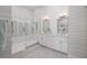 Spa-like bathroom with walk-in shower, double vanity, and modern finishes at 1780 Deborah Dr # 15, Punta Gorda, FL 33950