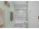 Clean bathroom with walk-in shower and modern fixtures at 1780 Deborah Dr # 15, Punta Gorda, FL 33950