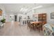 Bright dining area with mid-century modern furniture at 1780 Deborah Dr # 15, Punta Gorda, FL 33950