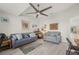 Relaxing office features a sofa, seating, and built-in shelving at 1780 Deborah Dr # 15, Punta Gorda, FL 33950