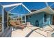 Relaxing pool area with screened enclosure and lounge chairs at 18147 Cadillac Ave, Port Charlotte, FL 33948
