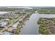 Wide view of waterfront homes and neighborhood at 226 Spring Lake Nw Blvd, Port Charlotte, FL 33952