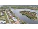 Wide view of waterfront homes and neighborhood at 226 Spring Lake Nw Blvd, Port Charlotte, FL 33952