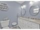 Clean bathroom with double vanity and ample counter space at 226 Spring Lake Nw Blvd, Port Charlotte, FL 33952