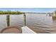 Relaxing waterfront view from a wooden dock at 226 Spring Lake Nw Blvd, Port Charlotte, FL 33952