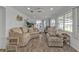 Living room with water views and comfortable seating at 226 Spring Lake Nw Blvd, Port Charlotte, FL 33952