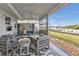 Relaxing screened porch overlooking the water at 226 Spring Lake Nw Blvd, Port Charlotte, FL 33952