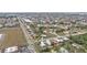 Aerial showing home, neighborhood, and waterfront at 3114 Magdalina Dr, Punta Gorda, FL 33950