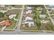 Aerial view showing home and surrounding neighborhood at 3114 Magdalina Dr, Punta Gorda, FL 33950