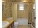 Full bathroom with a shower/tub combo at 3114 Magdalina Dr, Punta Gorda, FL 33950