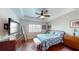 Spacious bedroom with a floral bedspread and plenty of natural light at 3322 Purple Martin Dr # 126, Punta Gorda, FL 33950