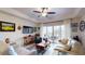 Relaxing living room offering plenty of seating and balcony access at 3322 Purple Martin Dr # 126, Punta Gorda, FL 33950