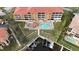 Community pool and spa with adjacent boat docks at 3322 Purple Martin Dr # 126, Punta Gorda, FL 33950