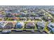 Aerial view of house and neighborhood at 3411 Curacao Ct, Punta Gorda, FL 33950