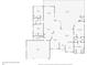 Floor plan showing a split bedroom layout with a large kitchen and Gathering room at 3411 Curacao Ct, Punta Gorda, FL 33950